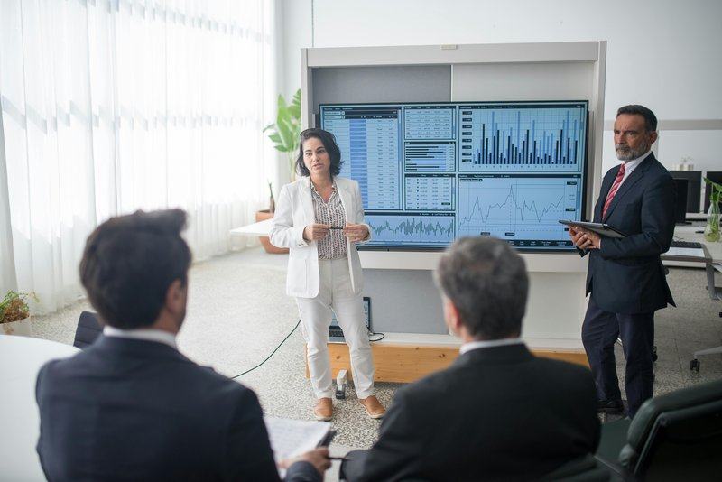 data-strategy-and-roadmap — image_text image — pexels:data governance team meeting professional office s