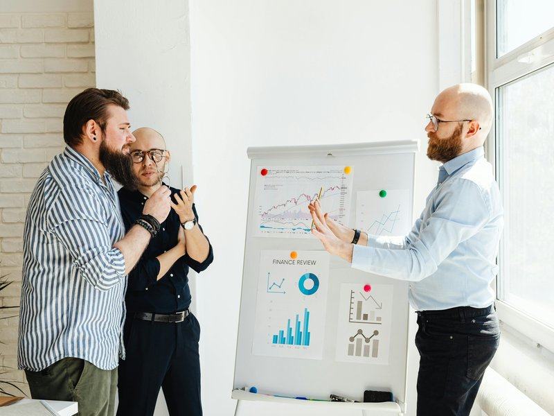 data-strategy-and-roadmap — sibling_links image — pexels:data strategy whiteboard review team professional 